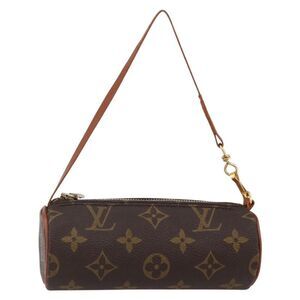 Louis Vuitton Papillon Pochette Monogram Canvas Brown Canvas Bag (Pre-Owned)